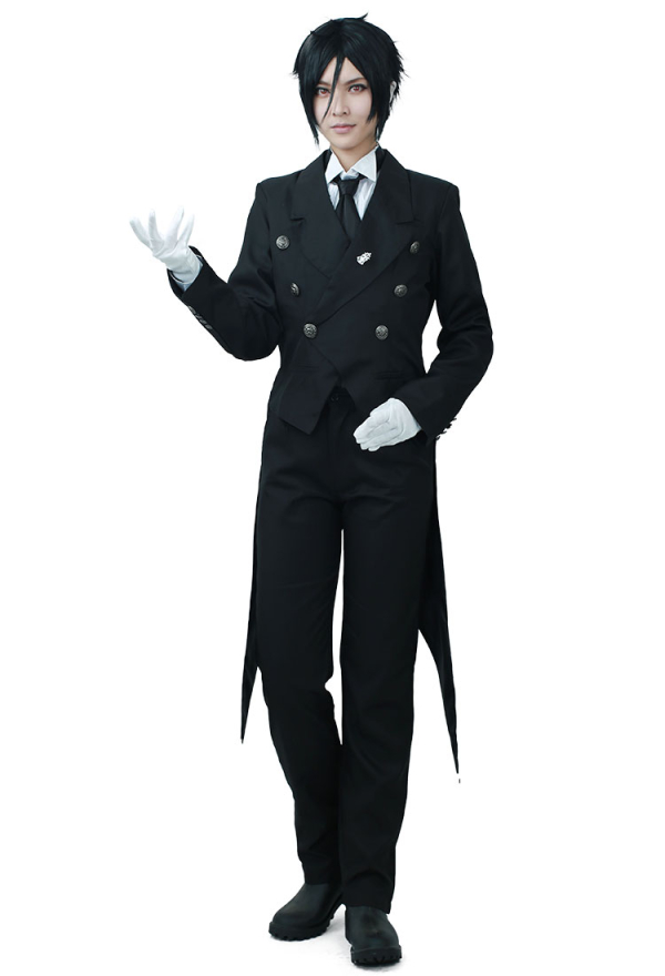 Schwarzes Butler Sebastian Michaelis Cosplay Kostüm