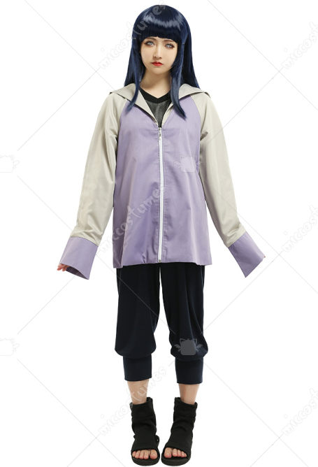 Ninja Costume de Cosplay Hyuga Hinata