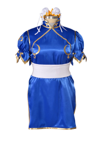 Plus Size Street Fighter Chun Li Cosplay Costume