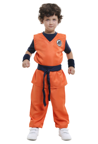 Dragon Ball Anime Goku Cosplay Costume Outfit Set per bambini Halloween  Party Fancy Dress Up