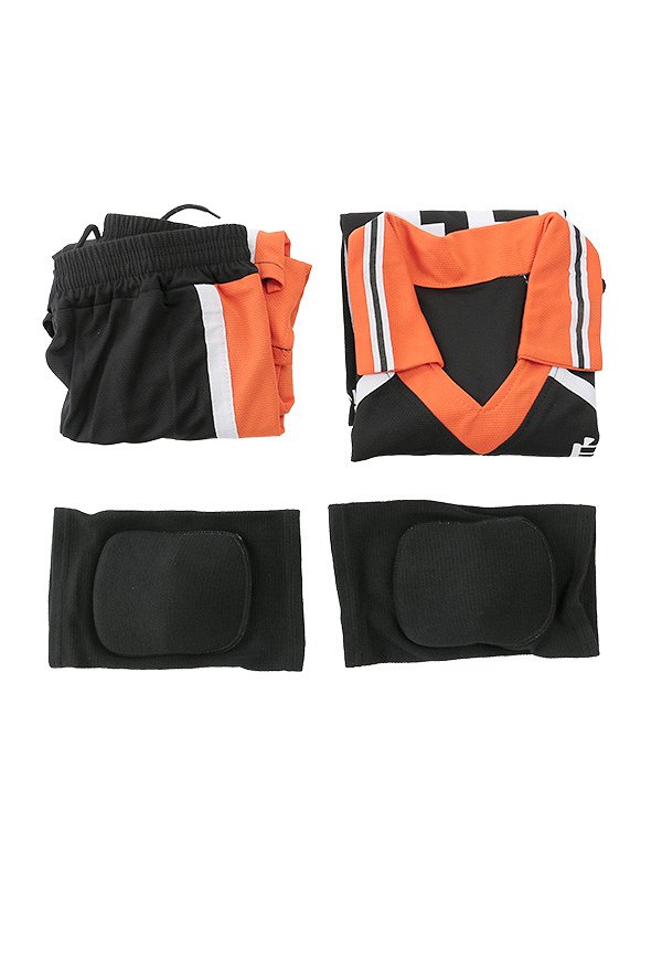 Perruque Cosplay Haikyuu - Hinata Shouyou De Karasuno, Orange - Taille Standard, Neuve