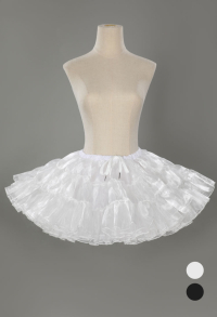 Puffy Layered Petticoat Skirt Short Tutu Underskirt for Cosplay Halloween