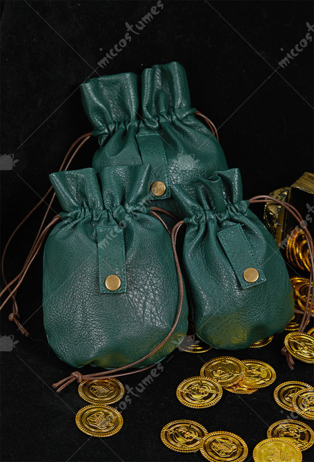 Medieval Drawstring Belt Bag Renaissance Vintage Magic Beans Bag