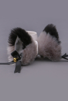 Japanese Style Lolita Cat Fox Plush Ears Handmade Faux Fur Hair Clips Headdresses Animal Cosplay Accessory Outfit