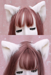 Japanischer Stil Katze Ohren Haarnadel Tier Ohren Lolita Plüsch Handgemacht Haarschmuck