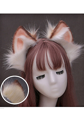 女性猫耳可愛いロリータ髪飾りヘアクリップコスプレアクセサリー通販