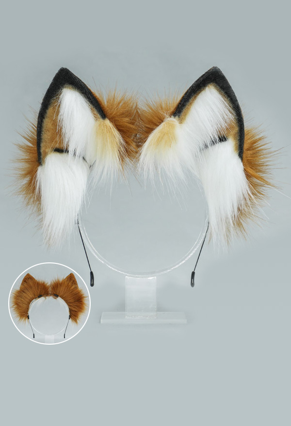 Kawaii Fuchs Ohren Stirnband Schwanz Set Cosplay Zubehör