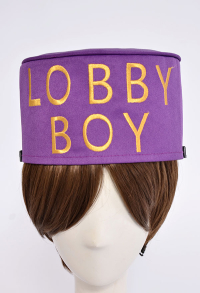 The Grand Budapest Hotel Unisex Adult Purple Zero Lobby Boy Hat