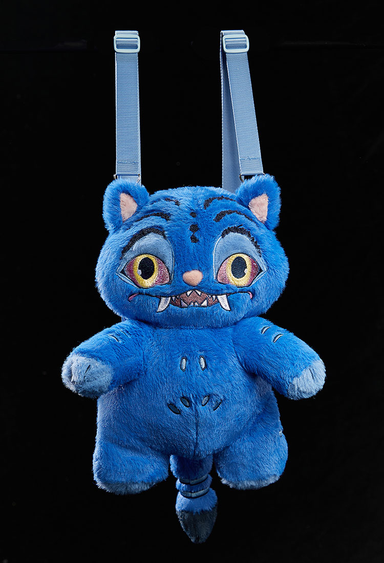 Kpop Slayer Derpy Tiger-shaped Backpack with Shoulder Straps