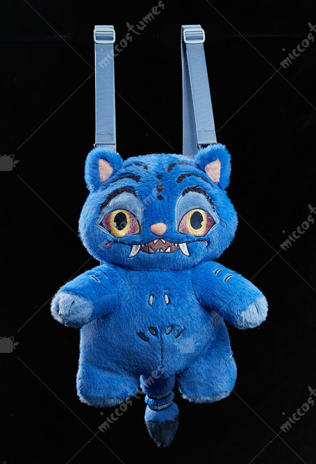 Kpop Slayer Derpy Tiger-shaped Backpack with Shoulder Straps