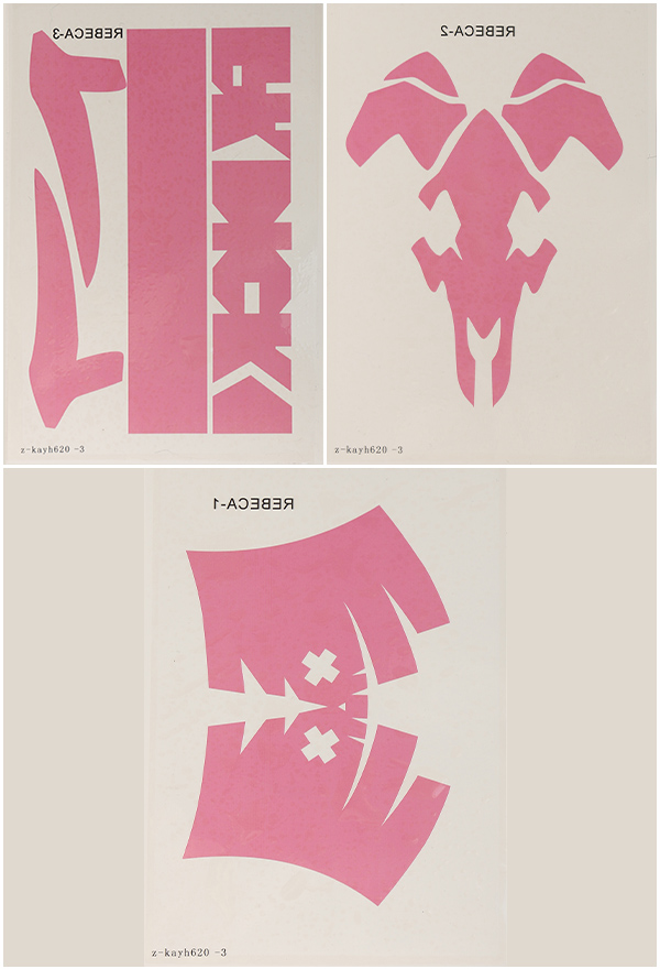 Cyberpunk: Edgerunners Rebecca Cosplay Tattoo Aufkleber 3 pcs