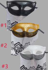 Venice Carnival Mask Veil Mask