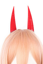Chainsaw Power Horn Hairpin Cosplay Accessories Headdress