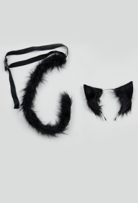 My Little Sister Can't Be This Cute Gokou Ruri Cosplay Accessory Black Cat Headband and Tail Set