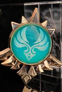 Genshin Impact Mondstadt Vision Brooch Ornament Cosplay Accessories