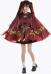Hu Tao Derivative Kawaii Cloak Floral Pattern Hooded Cape with Belt