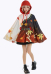 Ciyuandiantai Kaedehara Kazuha Derivative Kawaii Cloak Maple leaf Pattern Hooded Cape with Belt