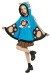 Gorou Ms Hina Derivative Cape Kawaii Dog Pattern Ears Hooded Cloak  for Halloween