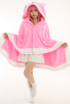 Yae Miko Derivative Wearable Blanket Hooded Cloak Kawaii Warm Winter Cape