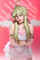 Panty Stocking Anime Cosplay Yellow Wig Hat