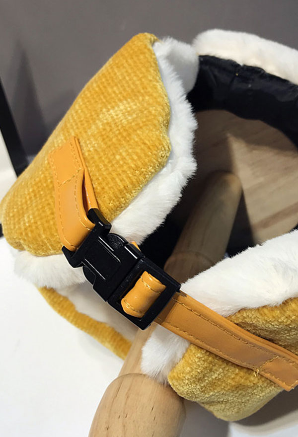 Women Winter Plush Ushanka Hat Kawaii Cat Ear Trapper Hat with Ear