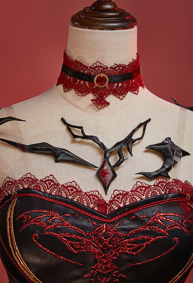 Love and deepspace Scarlet Passion MC Cosplay Accessory Shoulder Props