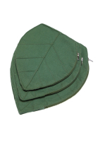Medieval Retro Leaf Shape Green Bag Elf Style Bag