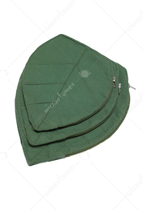 Medieval Retro Leaf Shape Green Bag Elf Style Bag