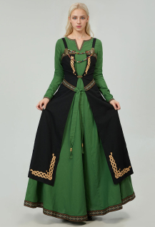 green emerald velvet dress Amazon.com: Sinpiling Women's Plus Size Victorian Dress Flare Sleeve  Medieval Vintage Dresses with Corset Traditional Irish Ball Gown, Green,  4X-Large : Clothing, Shoes & Jewelry