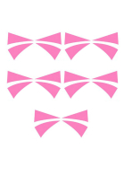 OW DVA Face Temporary Tattoo Sticker Set of 5 Cosplay Tattoo Sticker