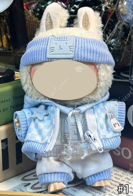 Mystery Box Monster Plush Dolls Fashion Outfit Sets with Cute Accessories