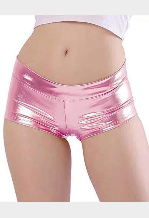 Sexy Pink Hot Pants - Shiny PU Leather Shorts  Top Quality Sexy Lingerie  Accessory for Sale