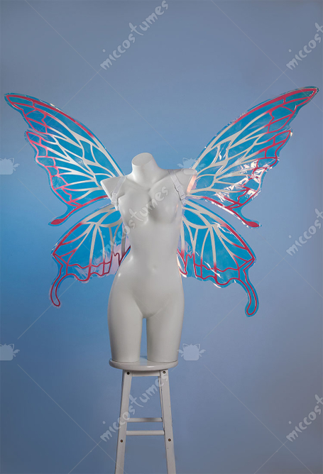 Miccostumes x Sunset Dragon PM Cosplay Accessory Large Shiny 3D Butterfly Wing Fairy Back Ornament