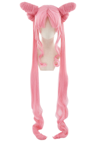 Sailor Moon Goth Black Lady Chibiusa Tsukino Cosplay Perücke