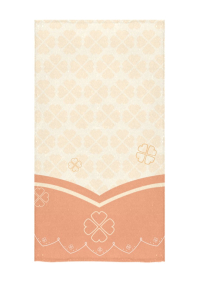 Bath Towel with Clover Prints Body Towel for Swimming Bathing