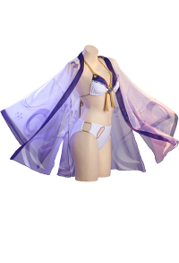 Kamisato Ayato Derivative Kimono Haori Cover-Up Wide Sleeve Cover-up