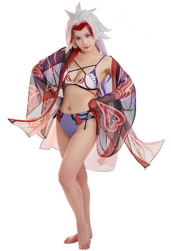 Arataki Itto Derivative Kimono Haori Cover-Up Wide Sleeve Cover-up