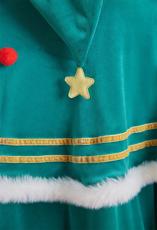 AOBUTE Weihnachts-Poncho Für Damen – Perfekt Für Weihnachten, Partys & Fotoshootings