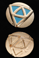 The Legend of Zelda Cosplay Broche Ronde en Métal Accessoire de Cosplay