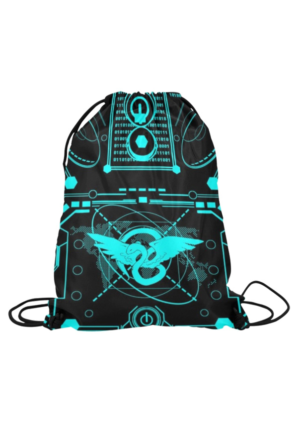 Cyberpunk Kordelzug Tasch Rucksack Einkaufstasche Yoga Sports