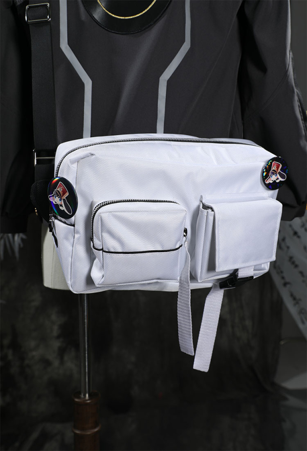 Honkai: Star Rail The Trailblazer Caelus Backpack Cosplay Accessory with Badges