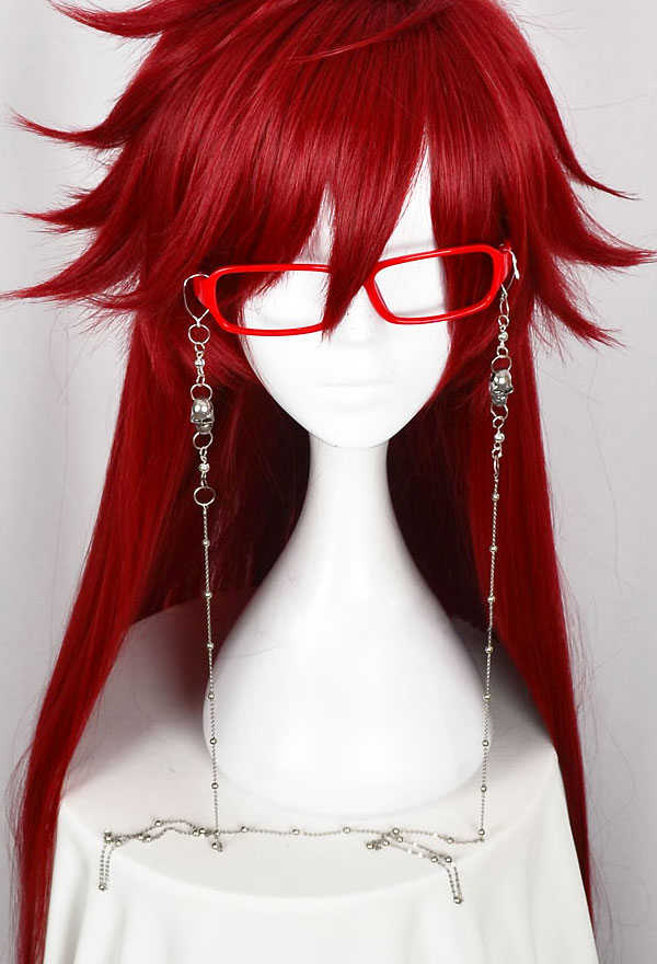 黒執事 Grell Sutcliff 眼鏡セット Kuroshitsuji Grell Sutcliff Cosplay Glasses For Sale