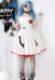 Dark Gothic Witch Vampire Lolita Dress Ghost Bride Doll Princess Dress Sleeveless Costume for Halloween