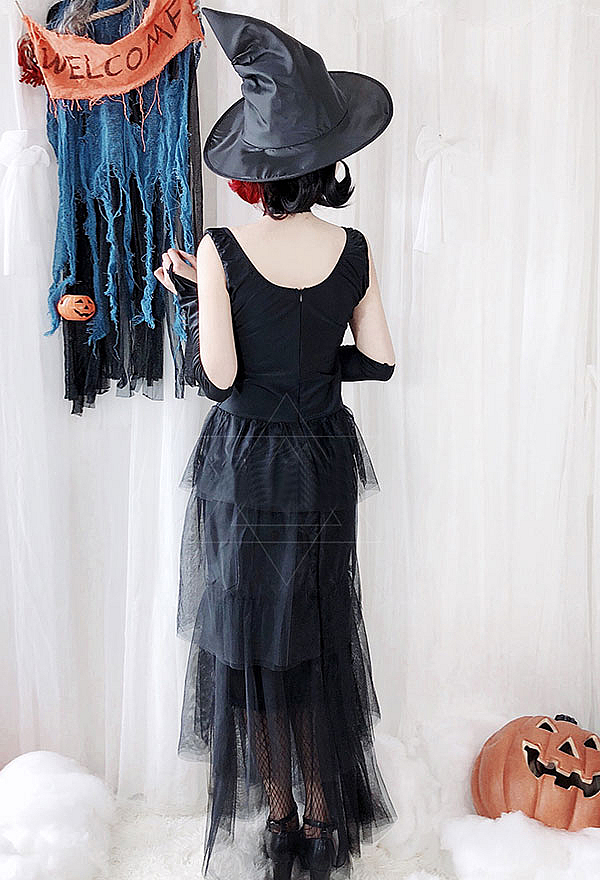 lace dress halloween costume ideas 15 Black Dress DIY Halloween Costume Ideas Artsy Fartsy Life