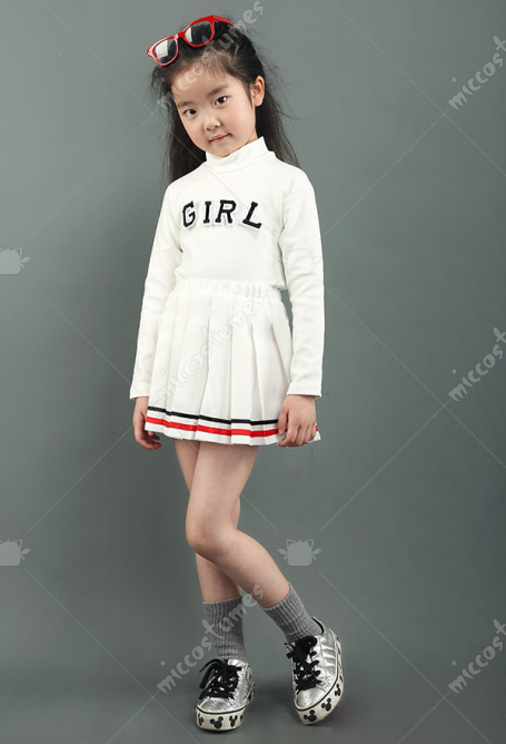 Child Cheerleader Costume DIY Letter Symbol Logo