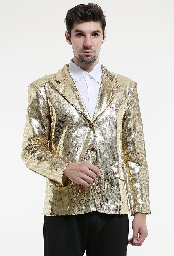 Manteau pour Disco Rétro Brillant pour Fête Bal Carnaval Halloween