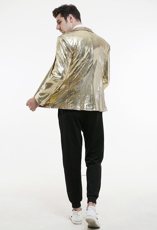 Veste de discothèque métallisée pour homme - Coupe ajustée - Fermeture éclair - Varsity - Bomber de baseball - Brillante - Pour fête, danse, discothèque - Printemps et automne, argenté, L Veste de discothèque métallisée pour homme - Coupe ajustée - Fermeture éclair - Varsity - Bomber de baseball - Brillante - Pour fête, danse, discothèque - Printemps et automne, argenté, L