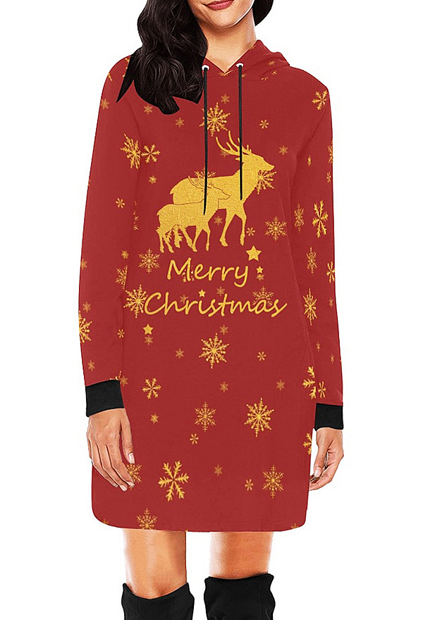 womens christmas hoodie dress Kocowoo Women's Ugly Christmas V Neck Oversize Sweater Dress Long Sleeve Loose Holiday Knit Xmas Mini Dress. Black at Amazon Women's Clothing store