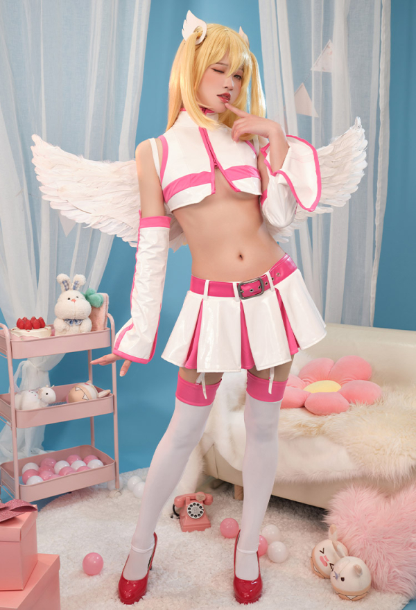 2.5-jigen no Ririsa 2.5 Dimensional Seduction Ririsa Amano as Liliel Cosplay Costume Top and Skirt Set