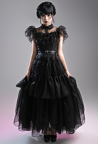 wednesday addams homecoming dress The Addams Family Cosplay Costumes